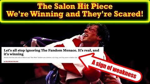 Leftist Rag Salon Drops a Lying Hit Piece Against Geeks + Gamers and TheQuartering! We ARE Winning!