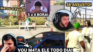 JIUSU MATA PAULINHO O LOKO E DEIXA RECADO LUQUET4 SE ASSUSTA COM FANTASMA GTA RP COMPLEXO RP