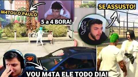 JIUSU MATA PAULINHO O LOKO E DEIXA RECADO LUQUET4 SE ASSUSTA COM FANTASMA GTA RP COMPLEXO RP