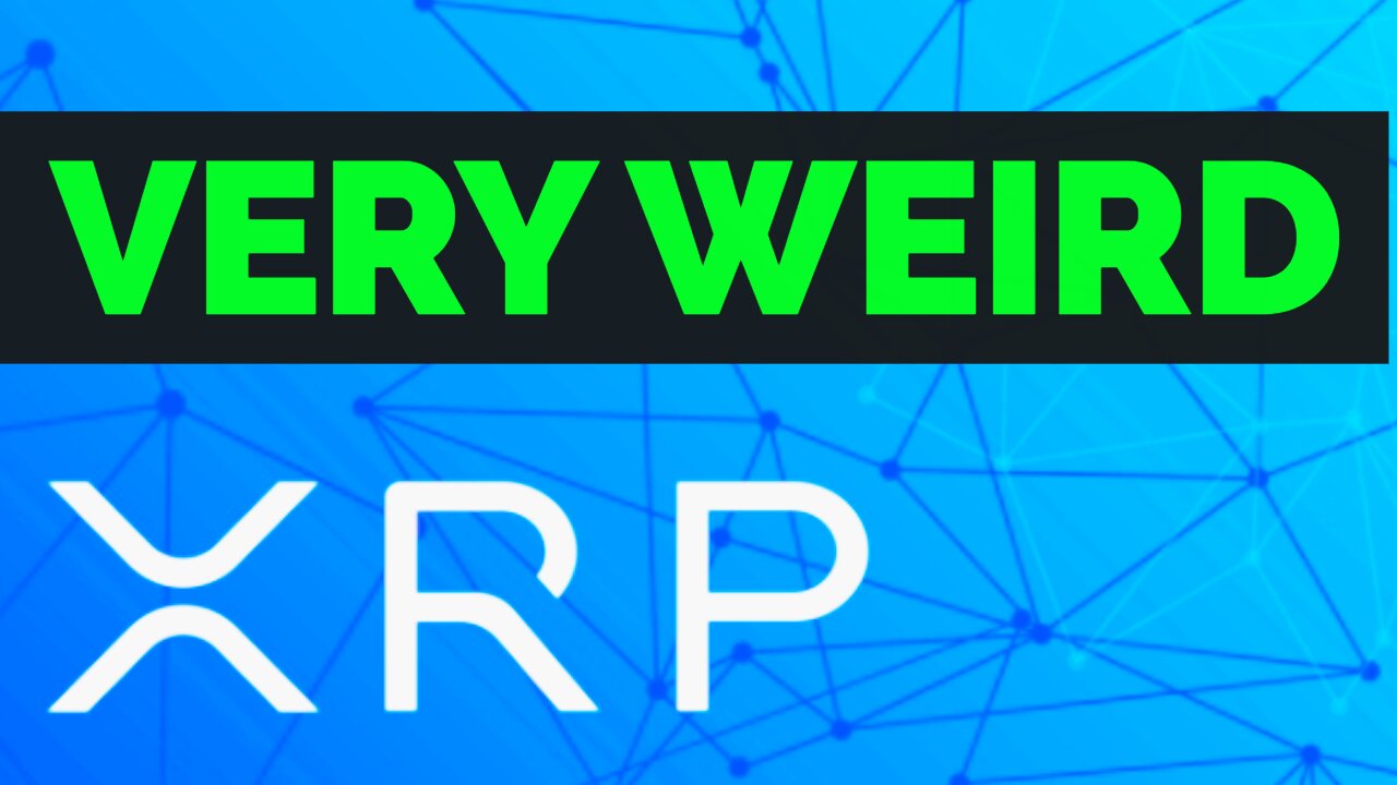 XRP WTF IS GOING ON? something just happened that NEVER HAPPENS...