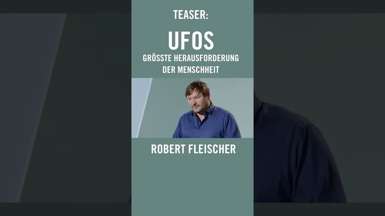 SHORT! Robert Fleischer: UFOs – Die größte Herausforderung der Menschheit (TEASER) #shorts