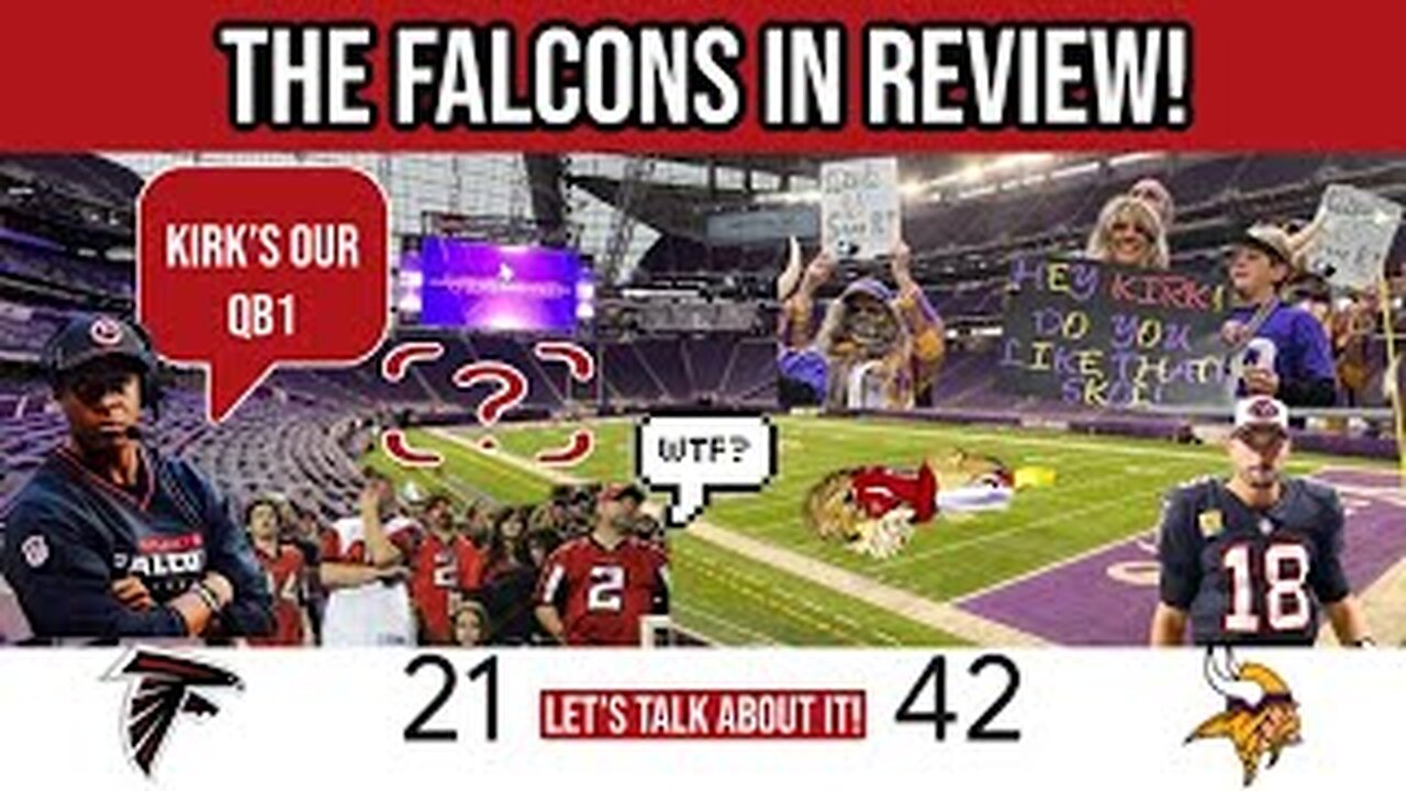 Atlanta Falcons vs Minnesota Vikings Postgame Show | Falcons In Review | NFL 2024 Gm 🏈 🔥