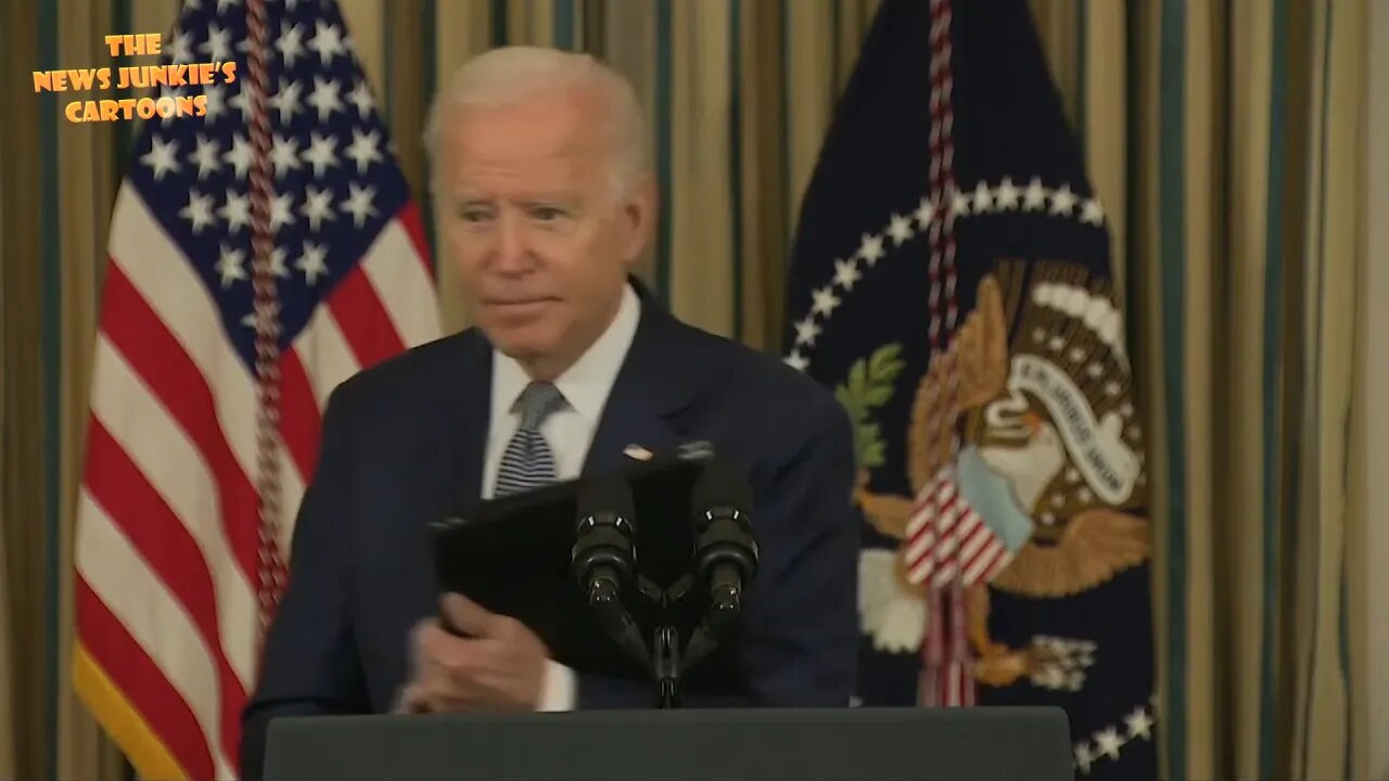 Biden ignores a reporter's question: "Update on the status of getting Americans out of Afghanistan?"