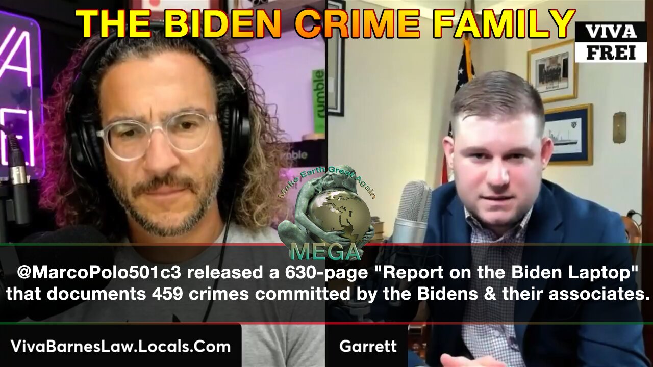 @MarcoPolo501c3 released a 630-page "Report on the Biden Laptop" that documents 459 crimes committed by the Bidens & their associates.