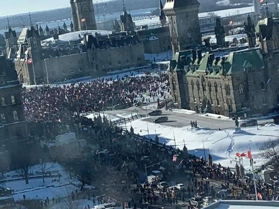 Yellowknife, NWT, Canada, Freedom Convoy, 29th of January 2022