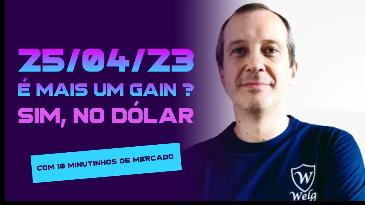 Operando abertura bolsa - Mini DOLAR na B3