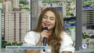 Sexta feira: dia de música no Balanço Geral com Larissa de Paula