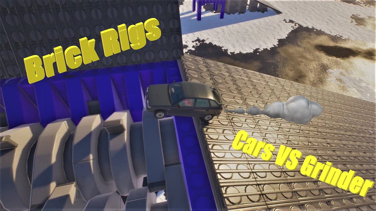 Brick Rigs - Cars vs Grinder #1