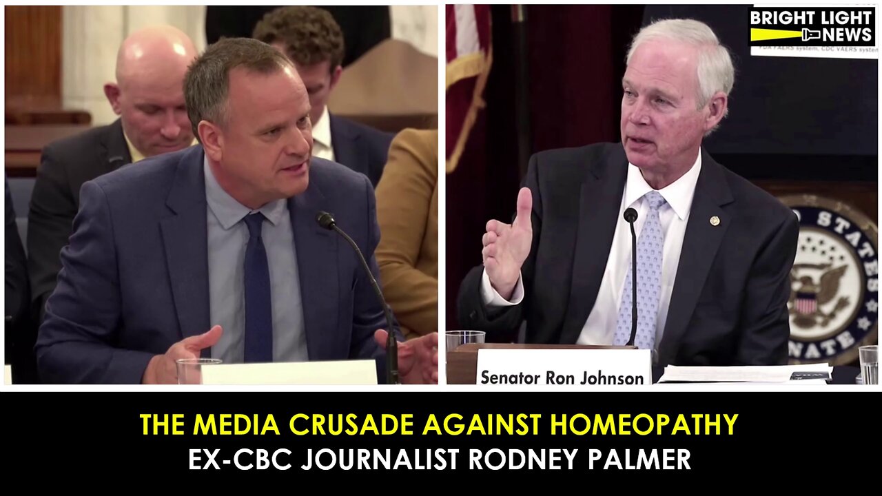 The Media Crusade Against Homeopathy -Rodney Palmer, Ex-CBC/CTV Journalist