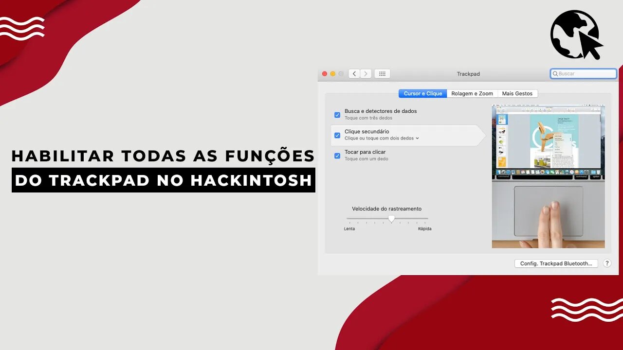 Como HABILITAR as FUNÇÕES do Trackpad no Hackintosh