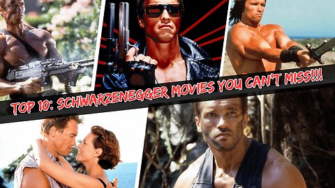 TOP 10: Schwarzenegger Movies You Can't Miss!!! #movie #top10 #schwarzenegger