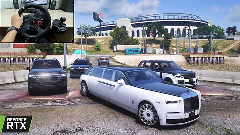 GTA 5 - Rolls-Royce Phantom VIII Limousine | RUSSIAN MAFIA CONVOY | MAFIA GANG WAR