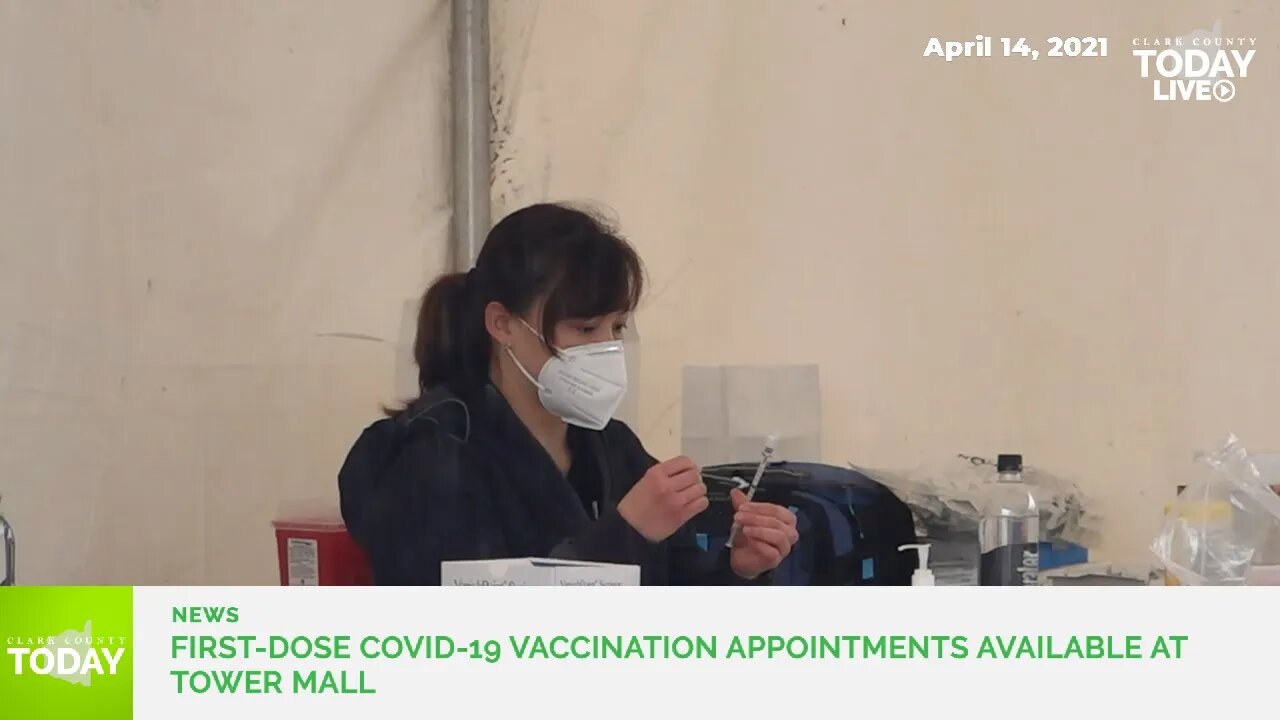 First-dose COVID-19 vaccination appointments available at Tower Mall