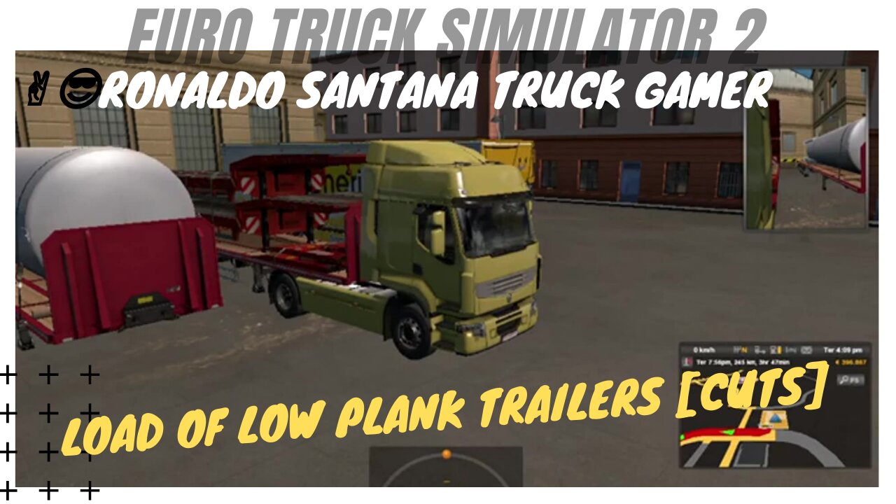 🚚LOAD OF LOW PLANK TRAILERS [cuts] ✌️😎RONALDO SANTANA TRUCK GAMER