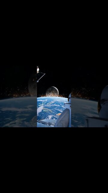 Think for a minute what would happen if the moon were to hit our earth #nasa #spaceexploration