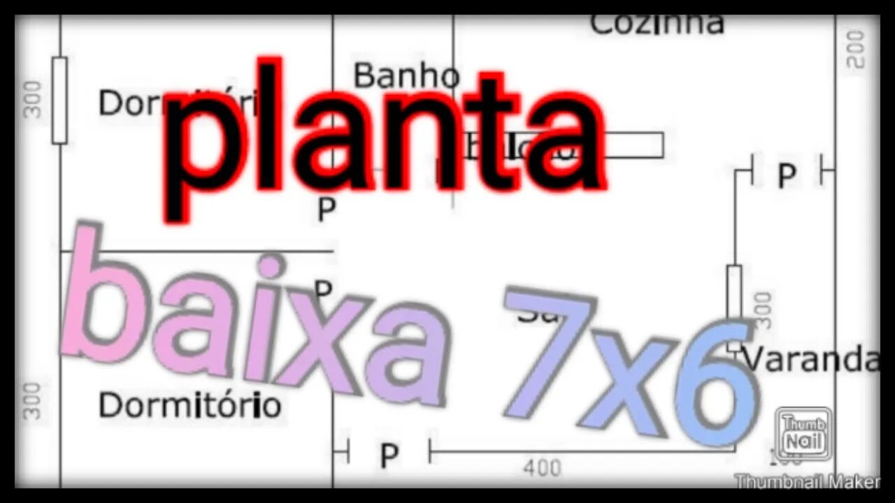 planta baixa 6x7