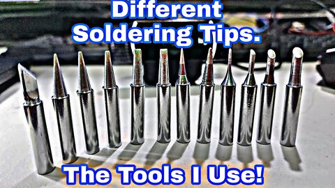 Different Soldering Iron Tip | Tools That I Use | Quinn Trim