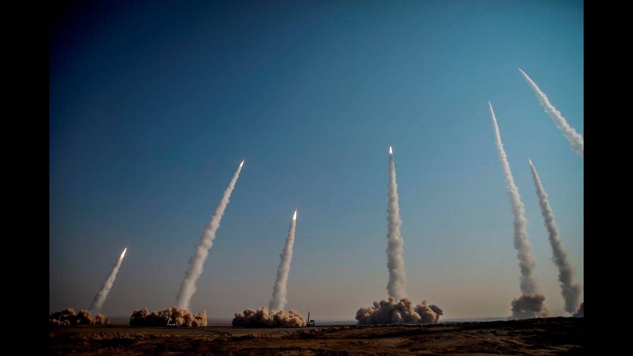 Historic moments - Iranian missiles fall on Israeli settlements