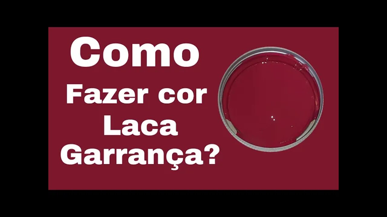 Como Fazer Cor Laca Garrança ? Será que consegui?🙄🤔