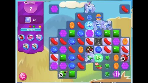 Candy Crush Level 2445 Audio Talkthrough, 3 Stars 0 Boosters