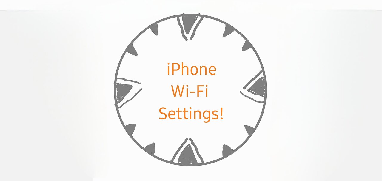 iPhone Wi-Fi settings