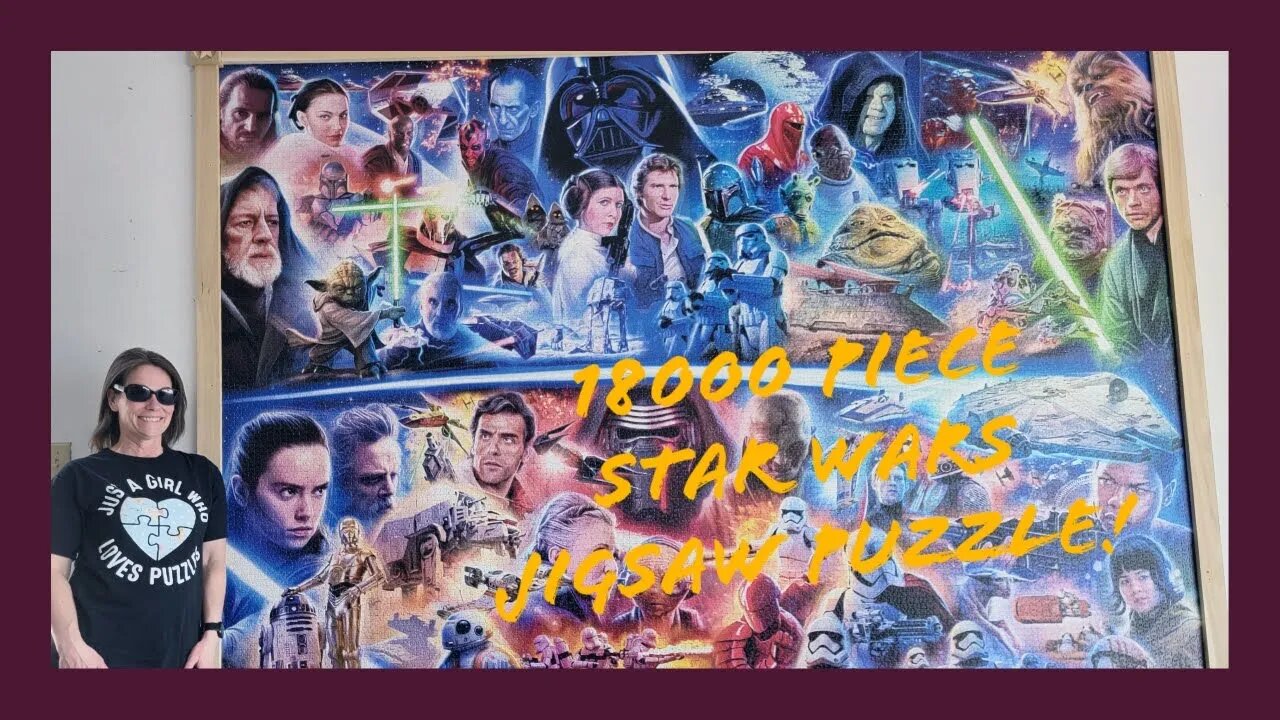 18000 Piece Star Wars Jigsaw Puzzle!