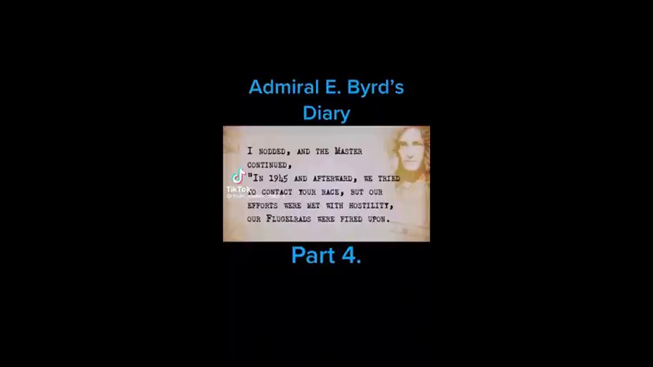 ADMIRAL E BYRDS'S DIARY PART 4