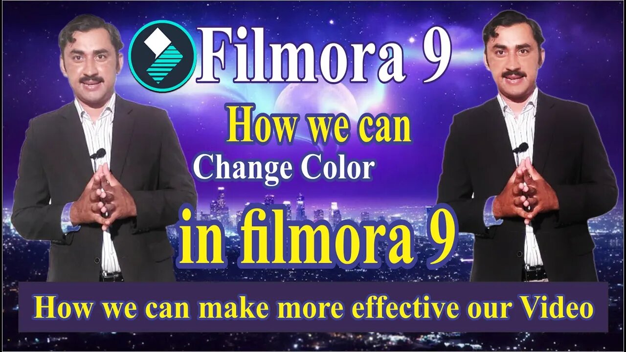 Color Grading In Filmora|Color Correction|Filmora 9|Wondershare|Sadar Khan TV