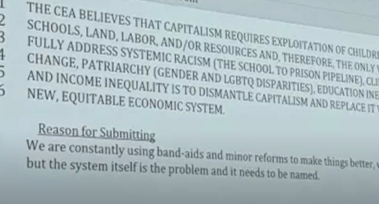 COLORADO EDUCATION ASSOCIATION WANTS TO REPLACE CAPITALISM WITH SOCIALISM & COMMUNISM