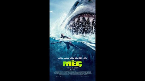 Megalodon chases jonas scene | MEG 2 THE TRENCH (2023) action, movie clip hd