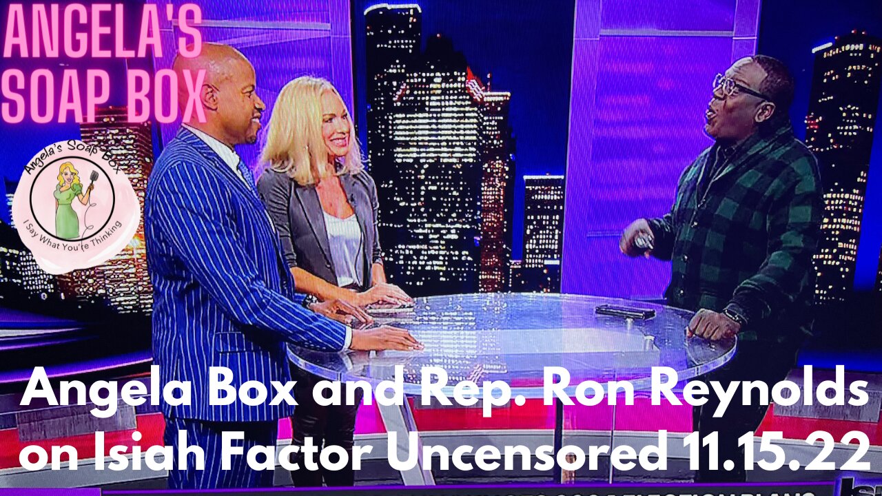 Angela Box and Rep. Ron Reynolds on Isiah Factor Uncensored 11.15.22 -- Trump 2024 Announcement