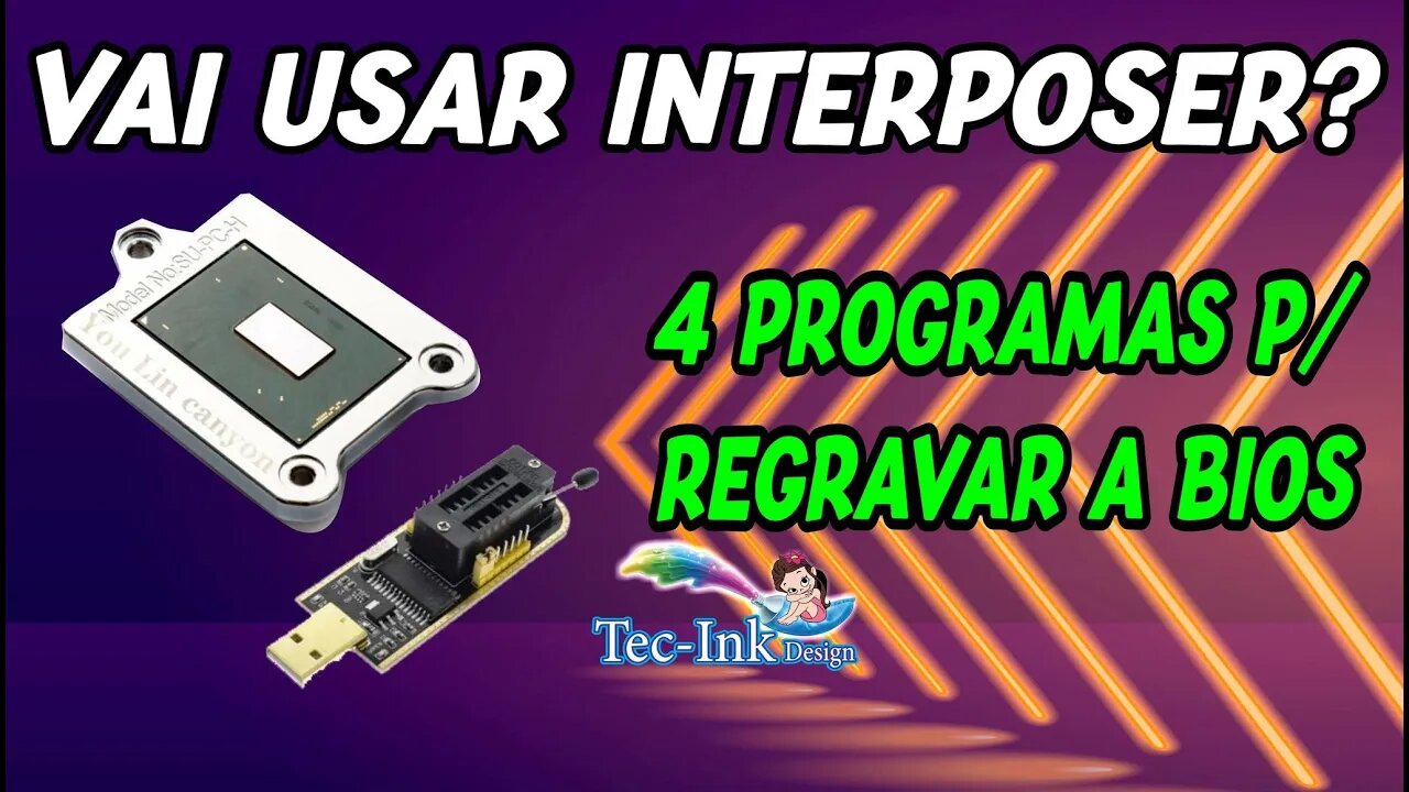 CPU Interposer | 4 Programas De Gravar Bios Na CH341A P/ Usar O Seu | Corrigir Erro Em Chip De 16 MB