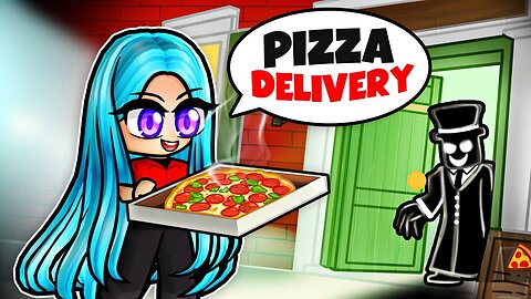 I Deliver Pizza to a CREEPY MANSION in Roblox!