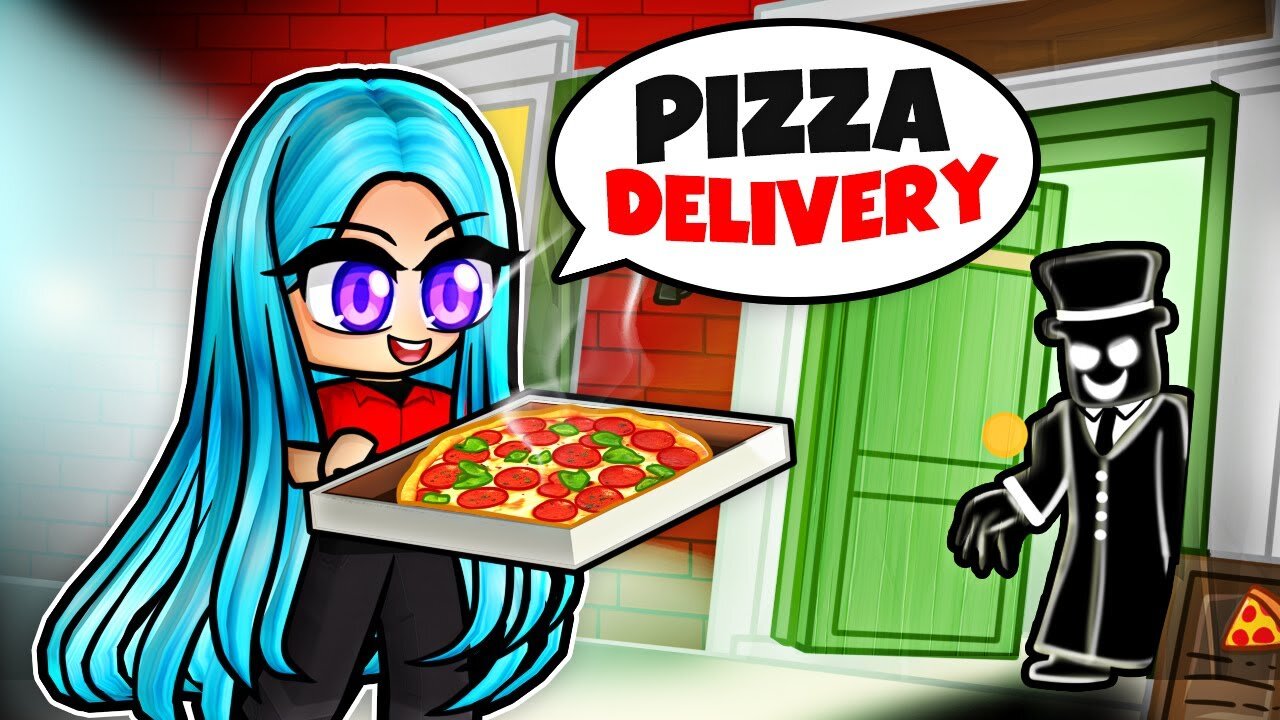 I Deliver Pizza to a CREEPY MANSION in Roblox!