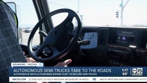 Autonomous semi-trucks take the roads