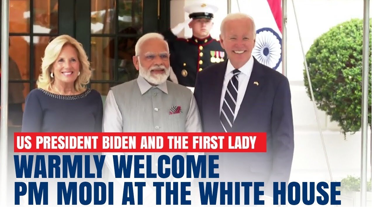 Special moments from PM Modi's warm welcome at the White House