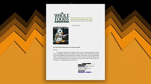 I was banned from Whole Foods