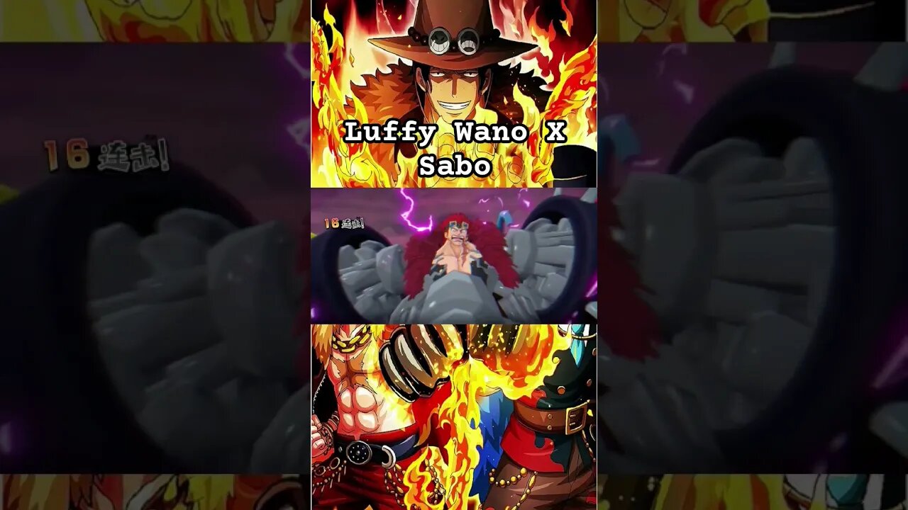 Luffy And Sabo , Hiken And Red Hawk Luffy Snackman Badas #onepiece #gaming