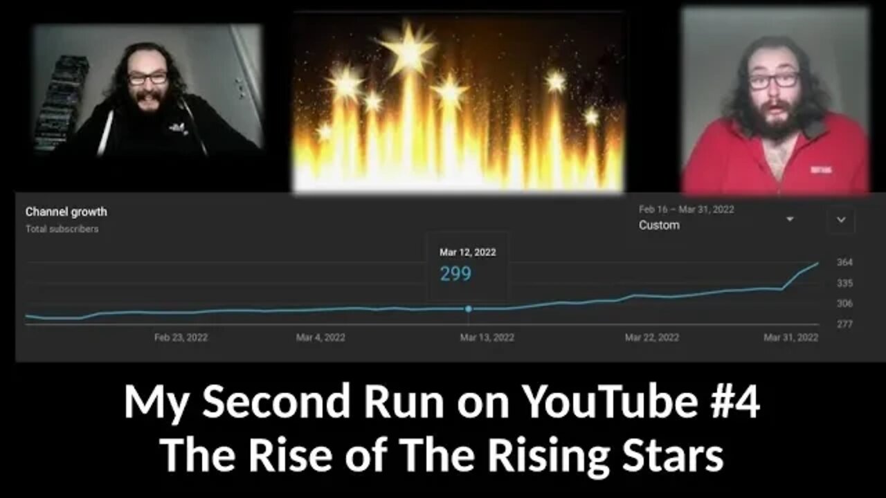 My Second Run on YouTube #4 The Rise of The Rising Stars (With Bloopers) [Mid Feb-Late March 2022]