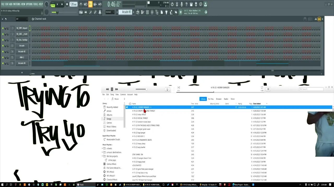 Fl Studio tryn new random stuff