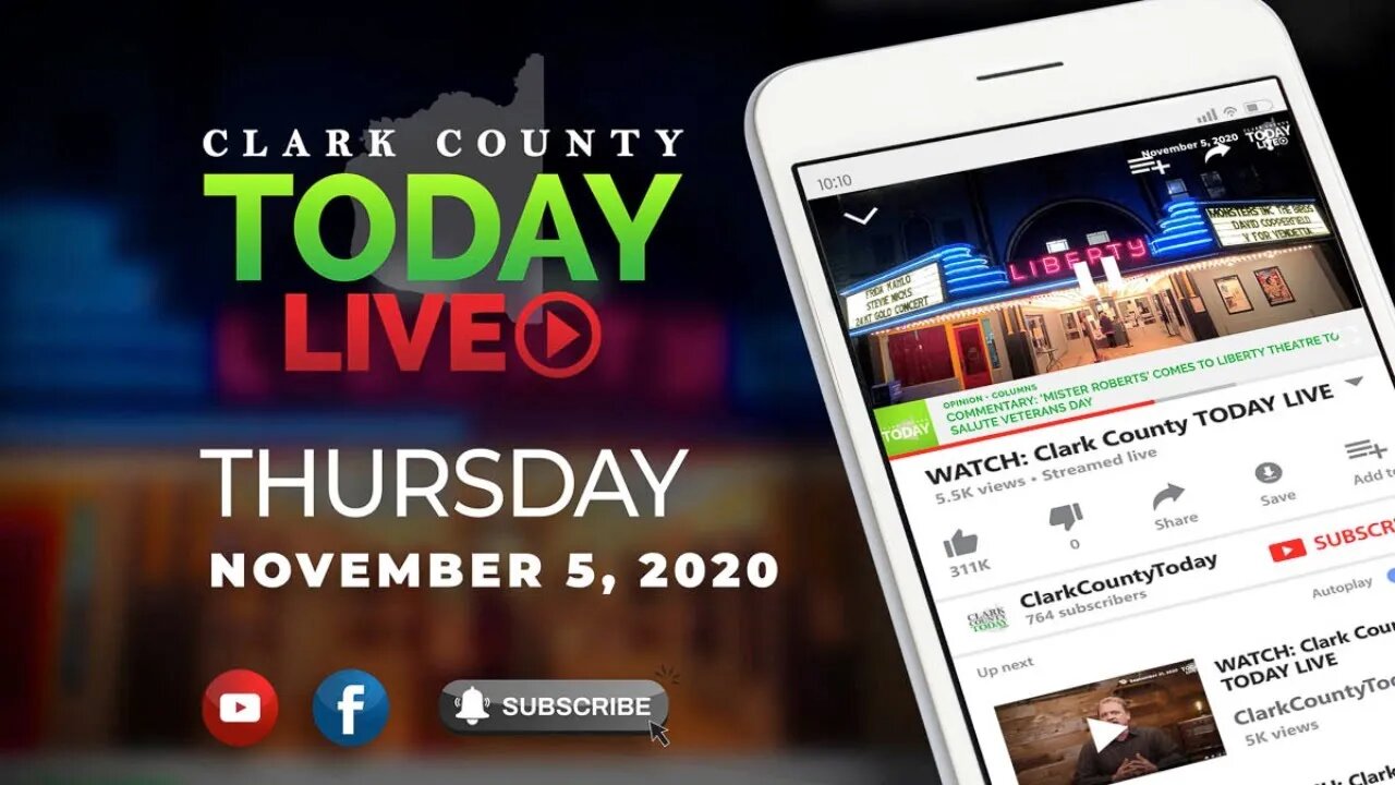 WATCH: Clark County TODAY LIVE • Thursday, November 5, 2020