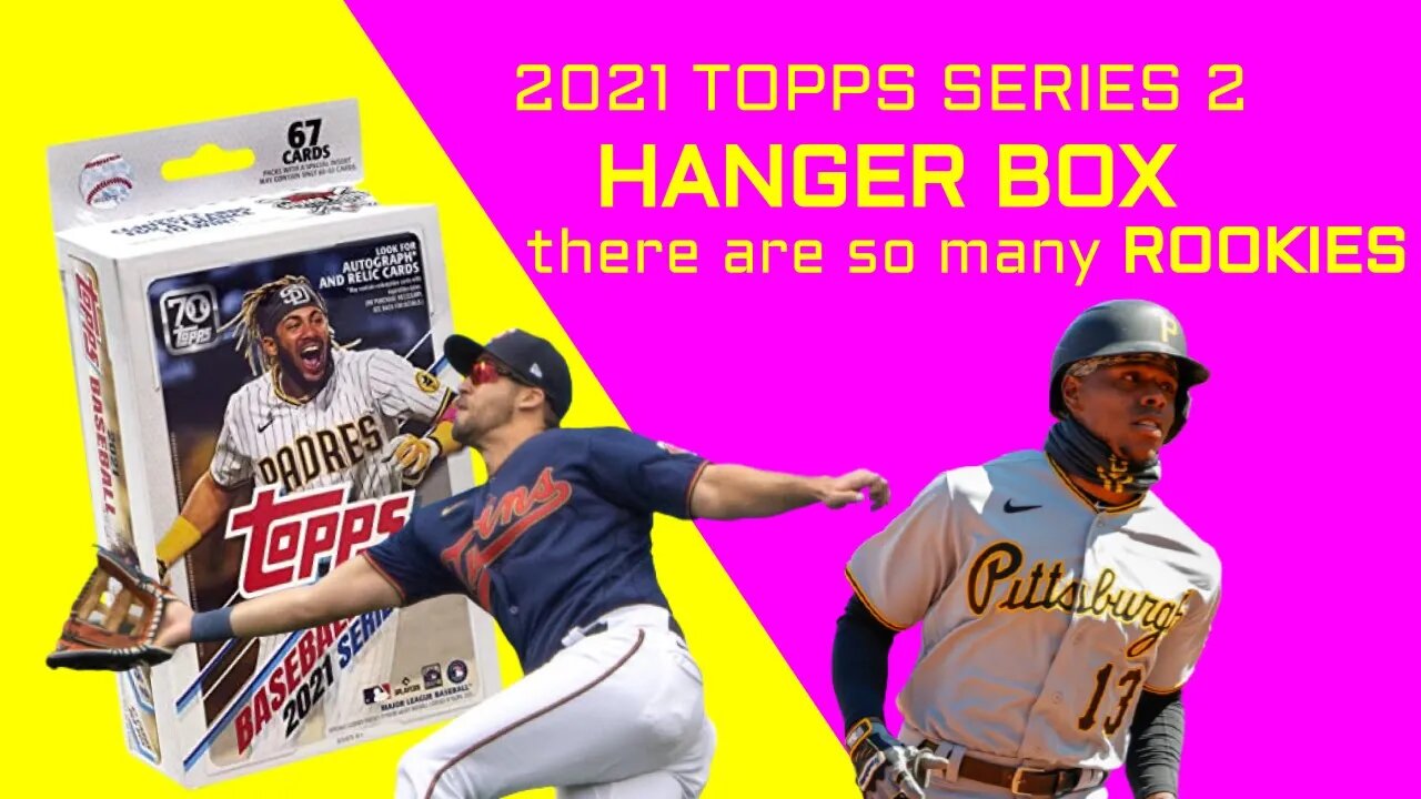 2021 TOPPS SERIES 2 HANGER BOX WITH SO MANY ROOKIE INSERTS!!!
