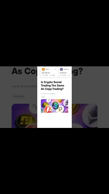 Is Crypto Social Trading The Same As Copy Trading? #cryptomash @Hashoshi4 @Finematics @AnthonyEdward