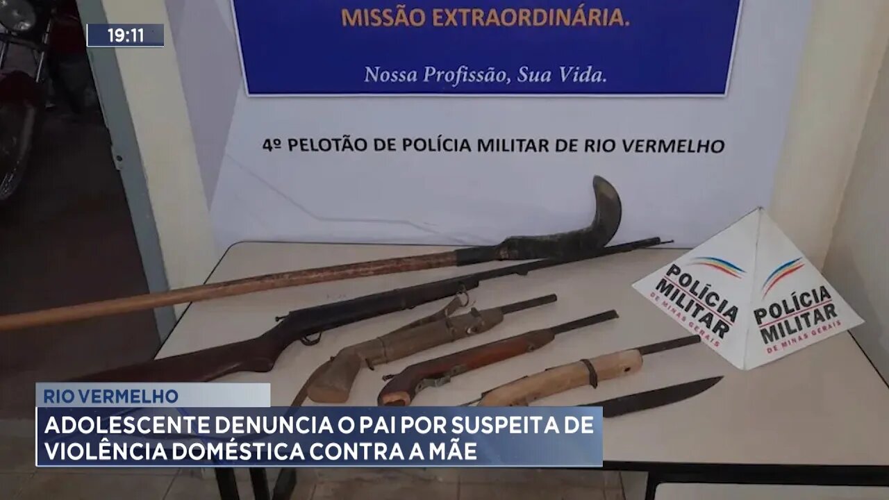 Rio Vermelho: Adolescente denuncia o Pai por suspeita de Violência Doméstica contra a Mãe.