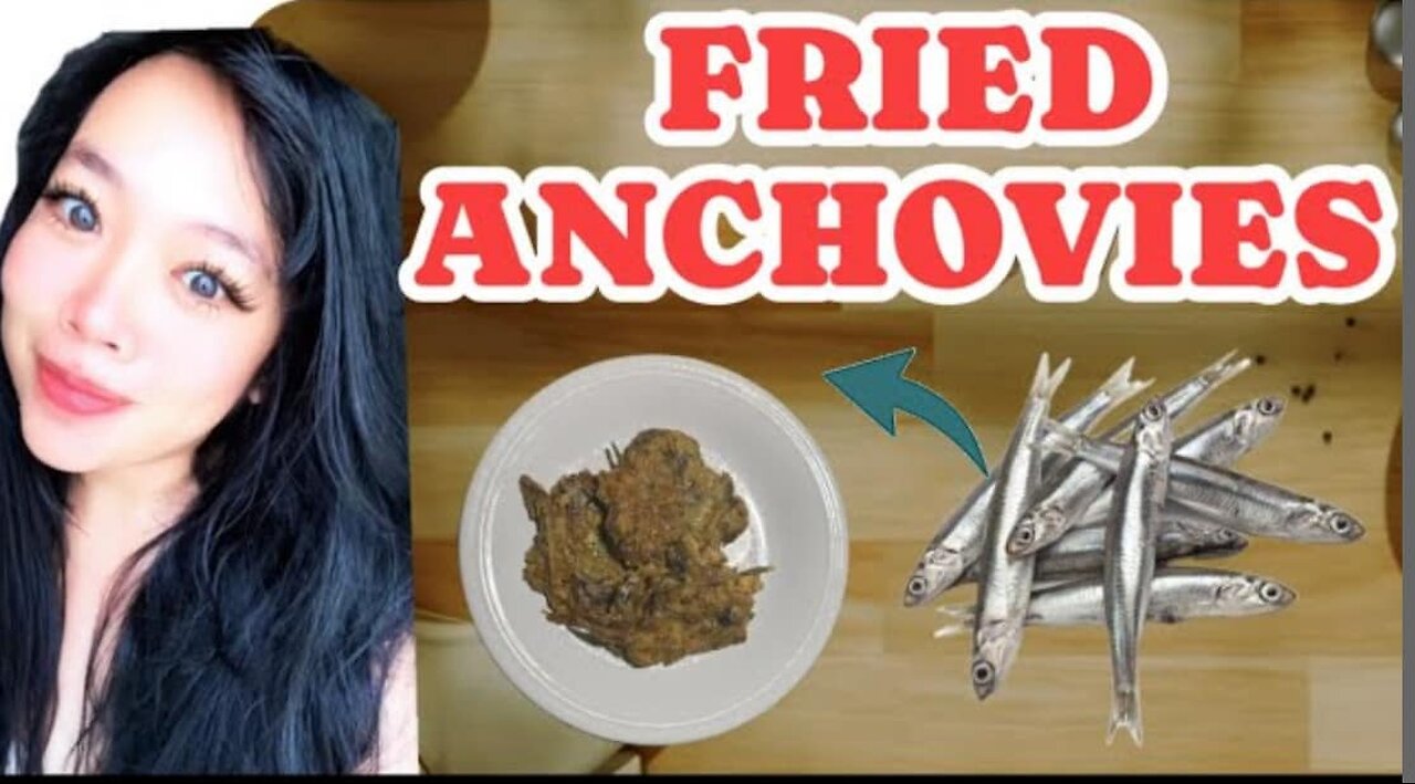 Anchovies Recipe / Fried Anchovies Rich in Omega 3 good for your heart ❤️