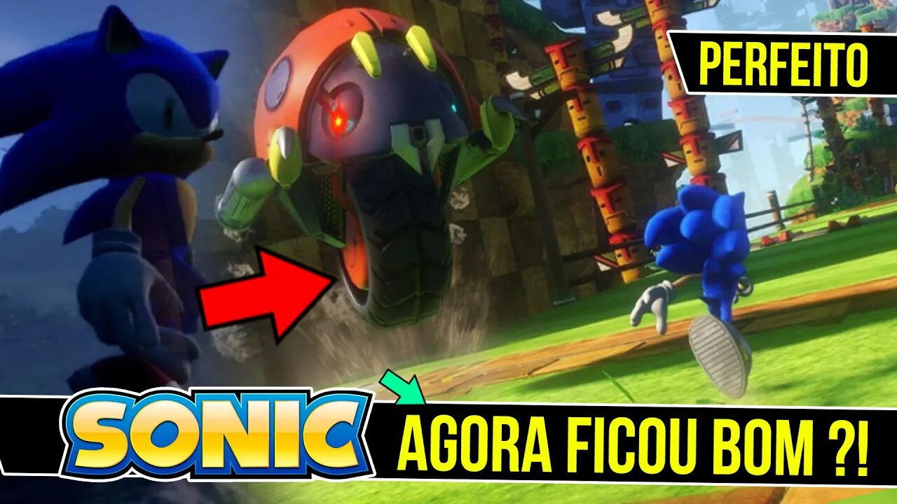 Finalmente SOnic Frontiers FICOU BOM ?! #shorts