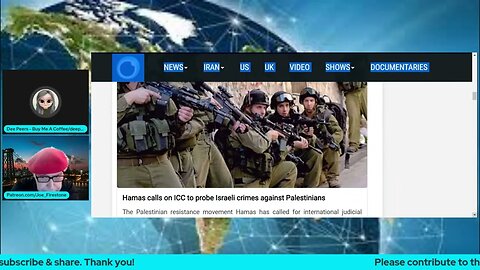 ICC Online Platform To Allow Palestinians To Sue For War Crimes (clip)