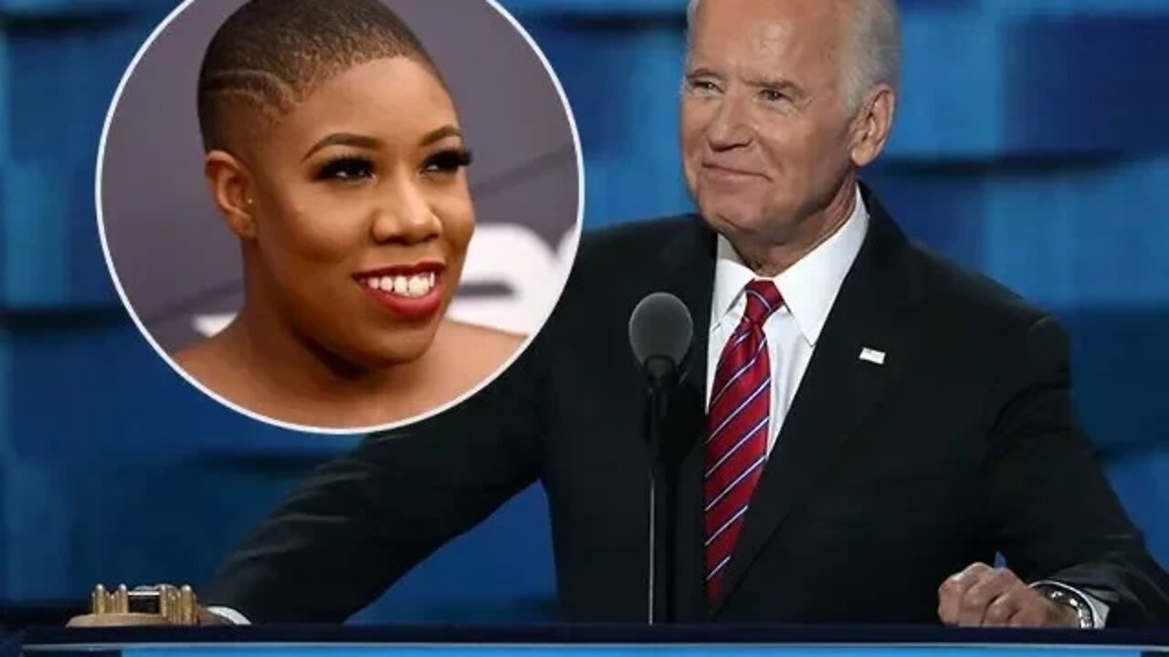 Symone Sanders Meltdowns Defending Joe Biden's Astonishing Comments On Blacks