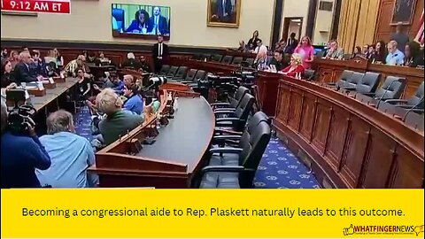 Becoming a congressional aide to Rep. Plaskett naturally leads to this outcome.