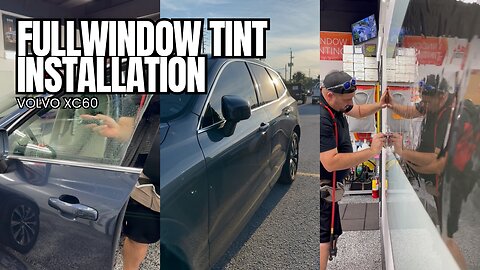 Full Window Tint Installation For A New Volvo XC60 | Bay Area Film Solutions